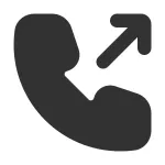 Phone Outgoing SVG Icon